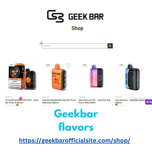geekbar vape flavors