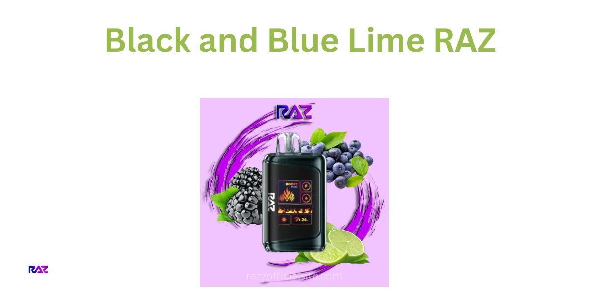 Black and Blue Lime RAZ